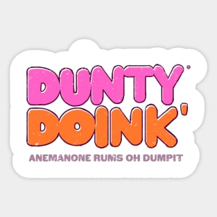 Dunty Doink Sticker